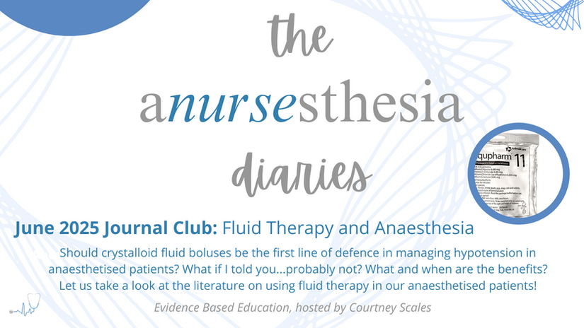 Fluid Therapy and Anaesthesia